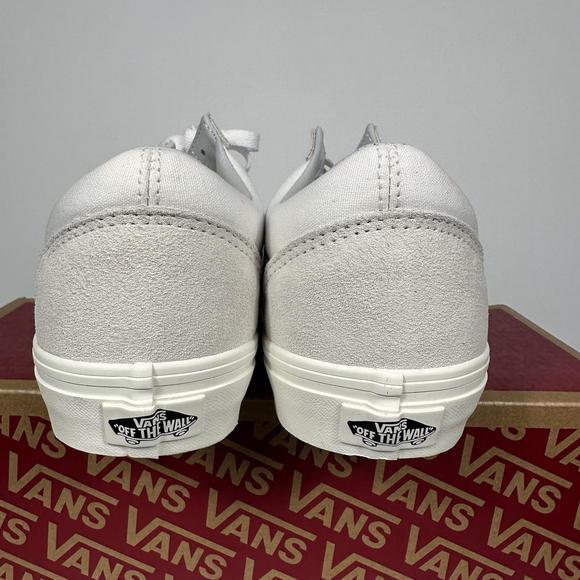 Vans Old Skool Marshmallow/ White Mens 8.5/ Women 10 VND000D7ZQJM - Picture 6 of 12